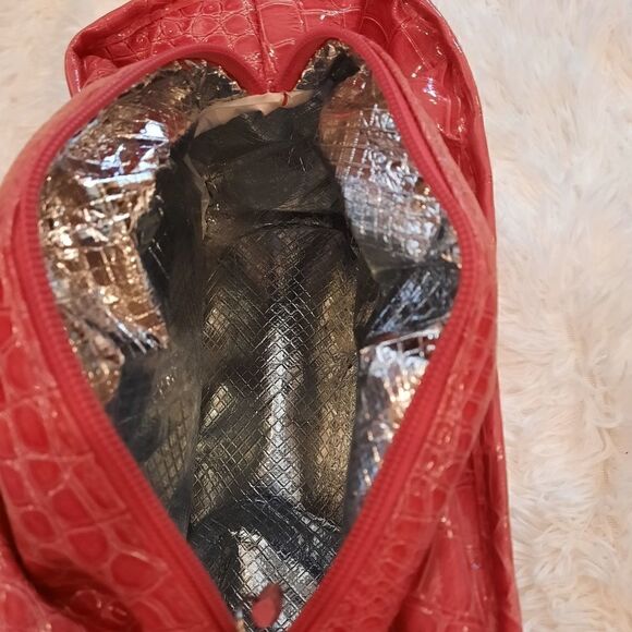 NWT 2/$15 Lunch Bag Thermal Monogram S Polka Dot - Picture 11 of 13